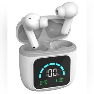 Hearing Aids for Seniors w/ Digital Display Charging Case, Noise Cancelling, NEW